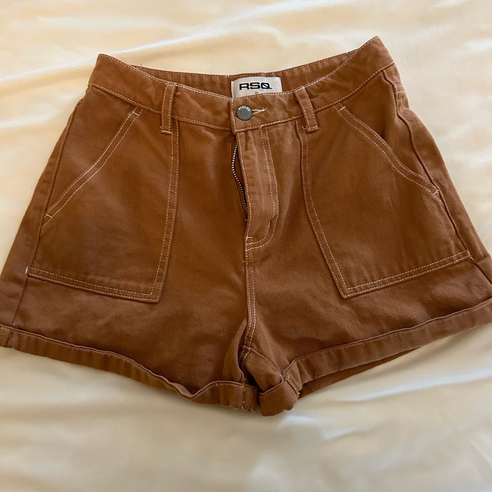 Light brown RSQ cargo shorts